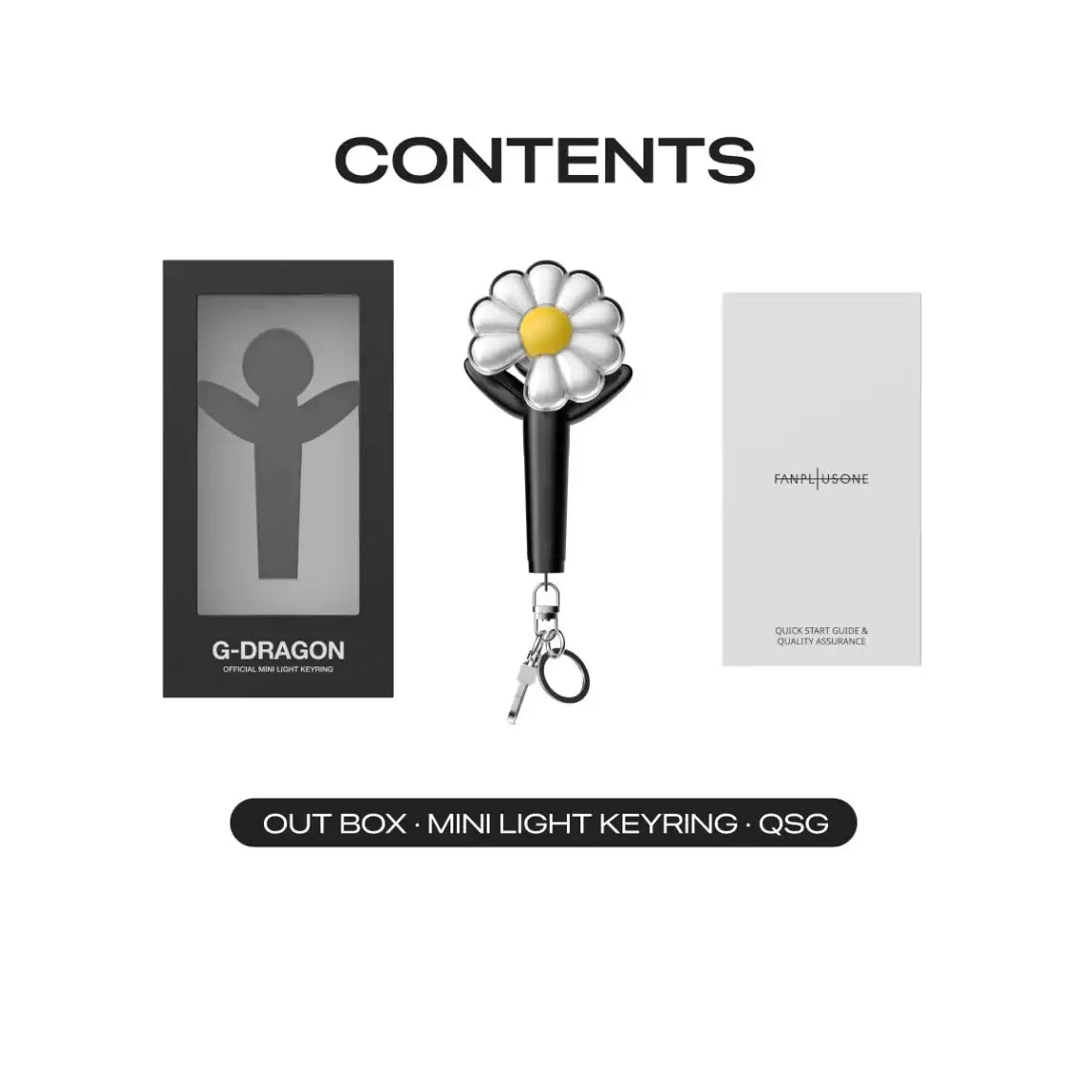G-DRAGON - Official Mini Light Keyring - Withmuu - Mini Light Keyring - Harumio