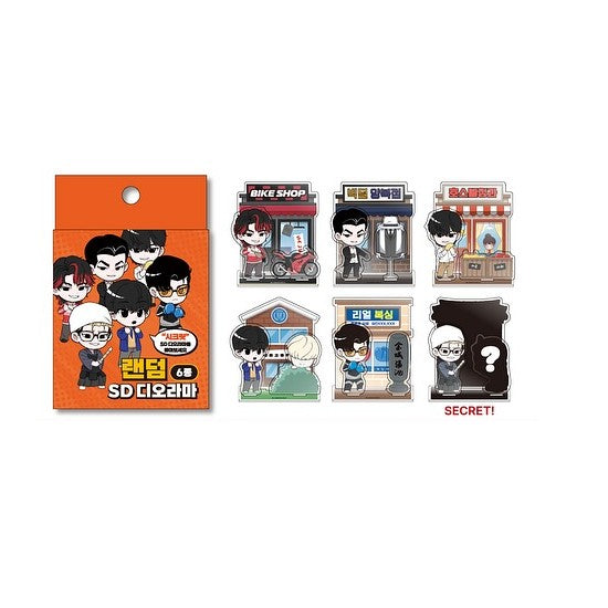 2025 WORLD WEBTOON FESTIVAL X LOOKISM ARCADE POP-UP - SD Diorama (Random) - Lookism - Diorama Stand - Harumio