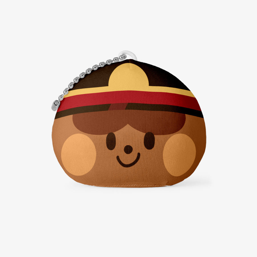 Cookie Run : Tower of Adventure - Station Staff Cookie Manju Doll Keychain - Marpple Shop - Doll Keychain - Harumio