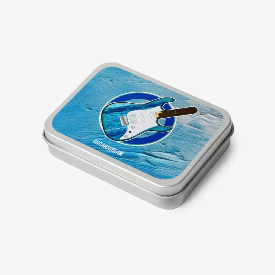Metal Husky - GUITARSCREAM BLUE water Tin Case - Marpple Shop - Tin Case - Harumio