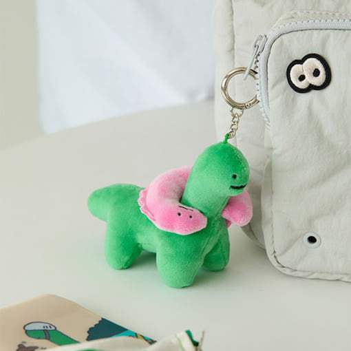 Joguman - Brachio Runaway Basic Plush Keyring - Line Friends - Keyring - Harumio