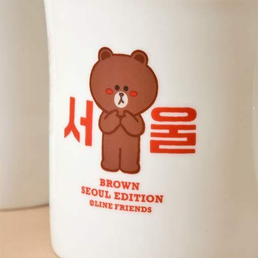 Line Friends - Brown Seoul Edition Mug (340ml) – Harumio