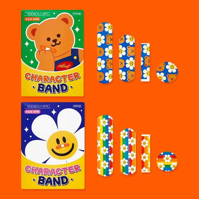 Wiggle Wiggle - Character Band Set - Wiggle Wiggle - Band Aid - Harumio