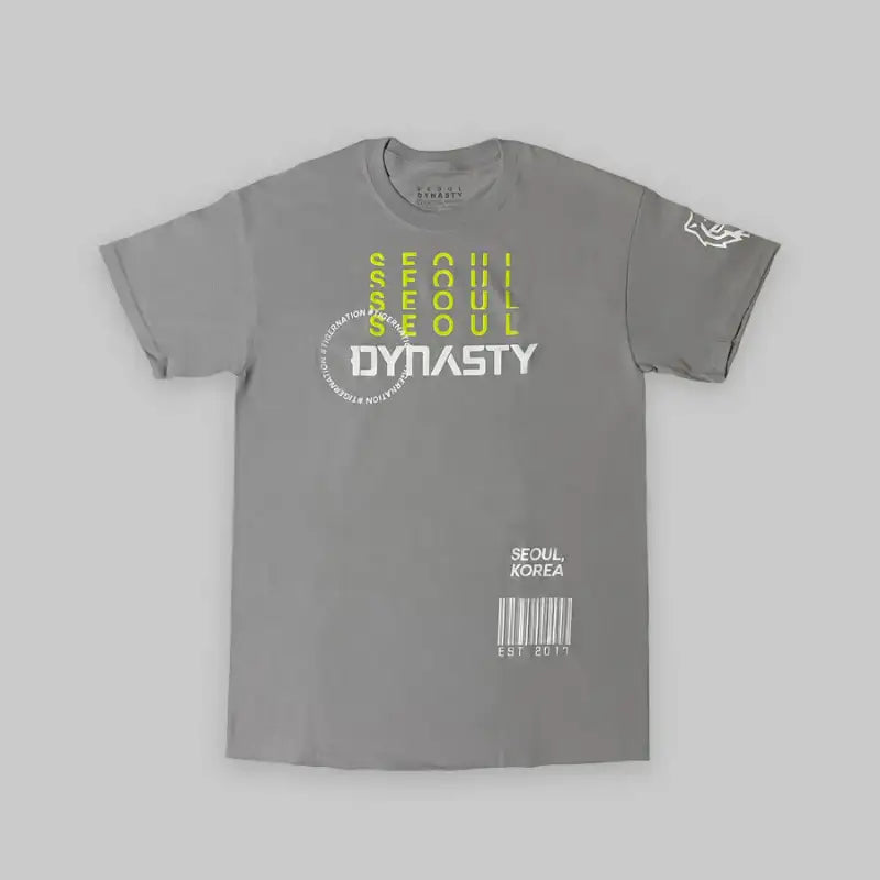 Seoul Dynasty - Gray T-Shirt - Seoul Dynasty - Tee - Harumio