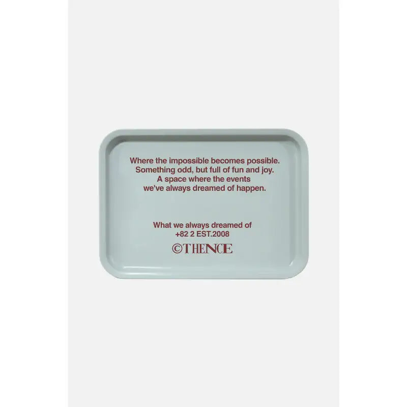 THENCE - WTD Tray - THENCE - Tray - Harumio