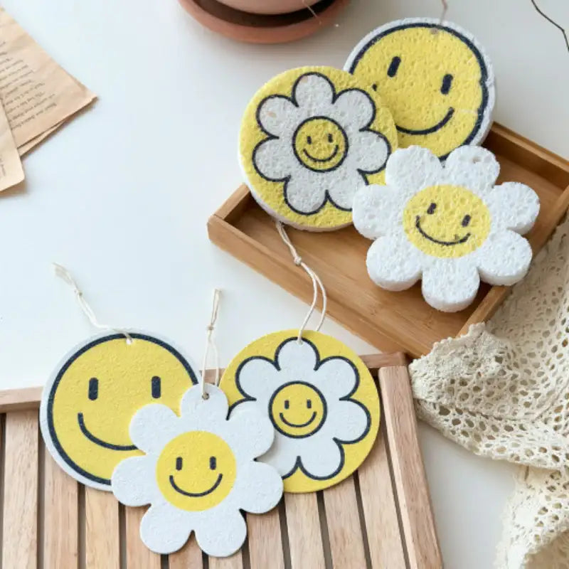 SALDA - Smiley Scrubber Set 6p - SALDA - Scrubber - Harumio