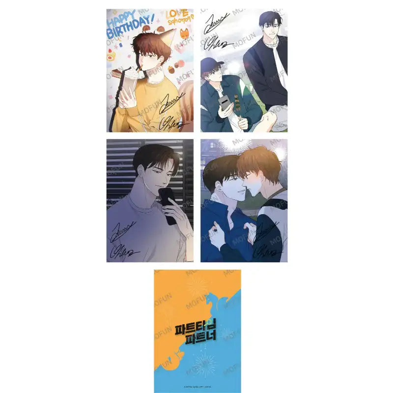 Part Time Partner - A5 Colored Paper Set - MOFUN - Illustration Paper - Harumio