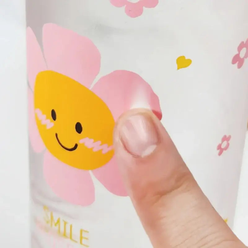 SALDA - Smiley Blossom Tritan Bottle - SALDA - Tumblers - Harumio
