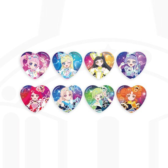 Himitsu no AiPri : First Pop-up Store - Heart Can Badge - Soone Content - Can Badge - Harumio