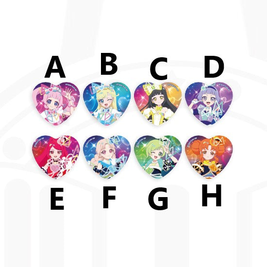 Himitsu no AiPri : First Pop-up Store - Heart Can Badge - Soone Content - Can Badge - Harumio