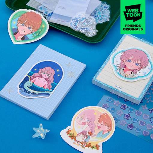 Even If It Goes to Waste - Big Sticker Pack - Webtoon Friends - Sticker - Harumio