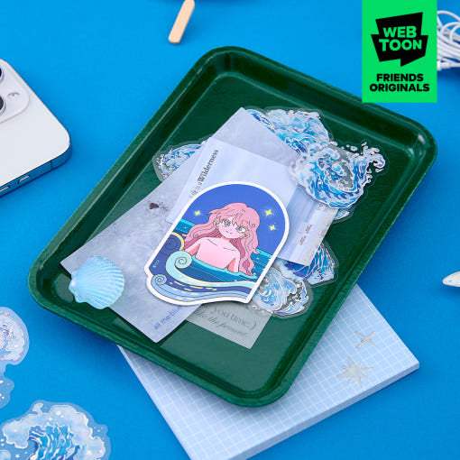 Even If It Goes to Waste - Big Sticker Pack - Webtoon Friends - Sticker - Harumio