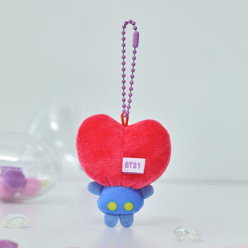 BT21 - BABY PEARL Doll Keychain - Line Friends - Doll Keyring - Harumio