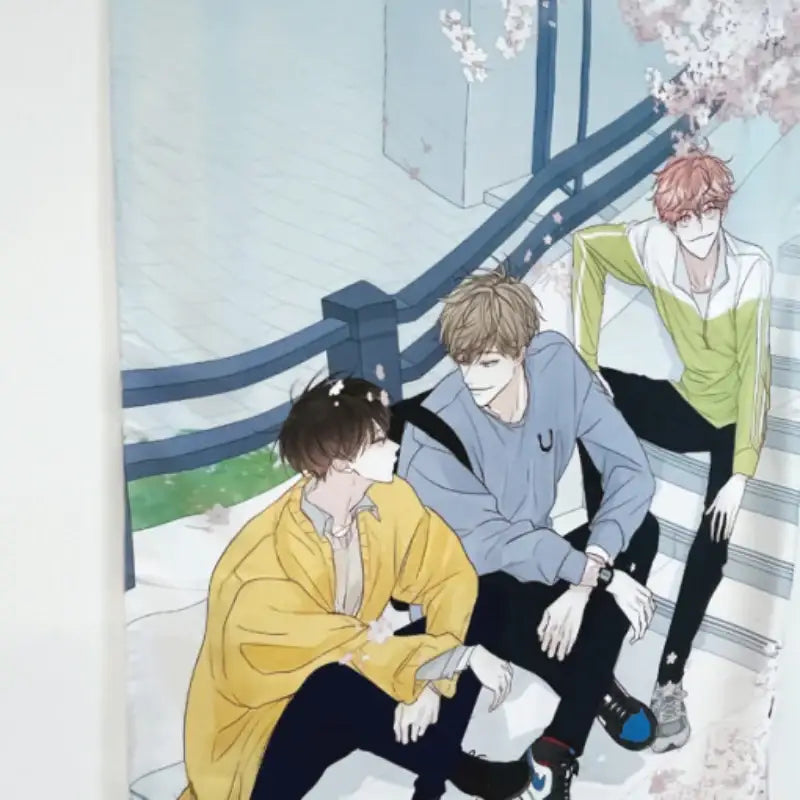 Green Apple Paradise - Fabric Poster - Webtoon Friends - Fabric Posters - Harumio