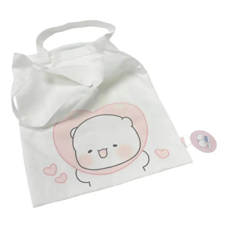 Ggongdal x Artrank - Healing Bear Shopper Bag - ARTRANK - Tote Bags - Harumio