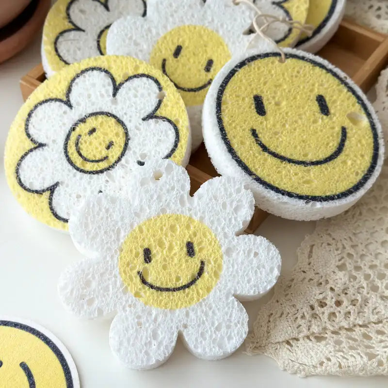 SALDA - Smiley Scrubber Set 6p - SALDA - Scrubber - Harumio