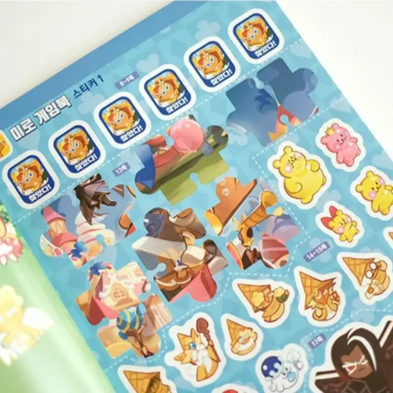 Cookie Run - Maze Game Book - Cookie Run - Paper Toy Book - Harumio