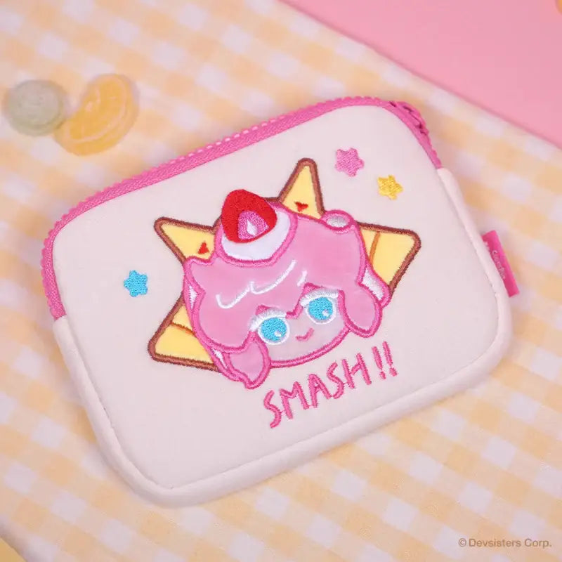 Cookie Run - Crepe Crash Strawberry Crepe Flavor Cookie Pouch - Cookie Run - Pouch - Harumio