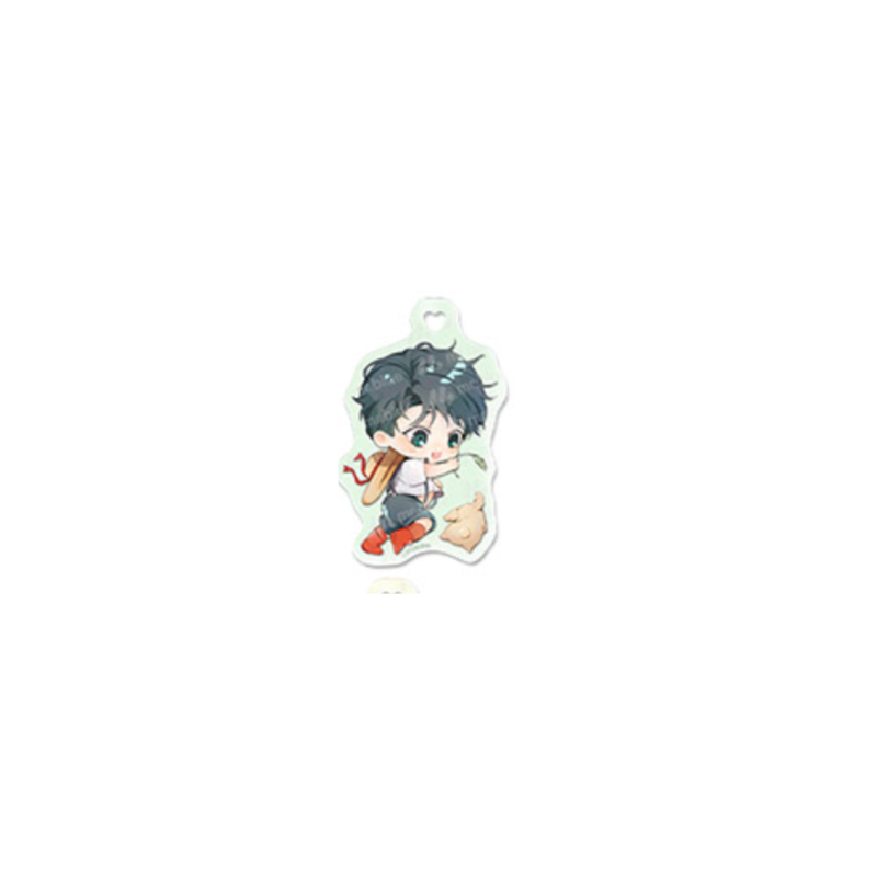Mr. Blue Pop-Up - SD Acrylic Keyring