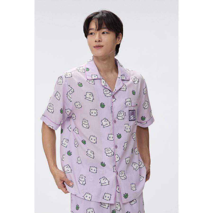 SPAO x Kerham - You Can Wear As Soon As You Lie Down Short Sleeve Pajamas Set - SPAO - Pajamas - Harumio