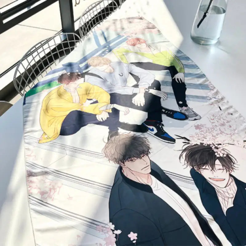 Green Apple Paradise - Fabric Poster - Webtoon Friends - Fabric Posters - Harumio