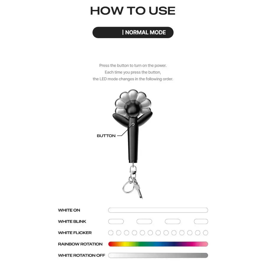 G-DRAGON - Official Mini Light Keyring - Withmuu - Mini Light Keyring - Harumio