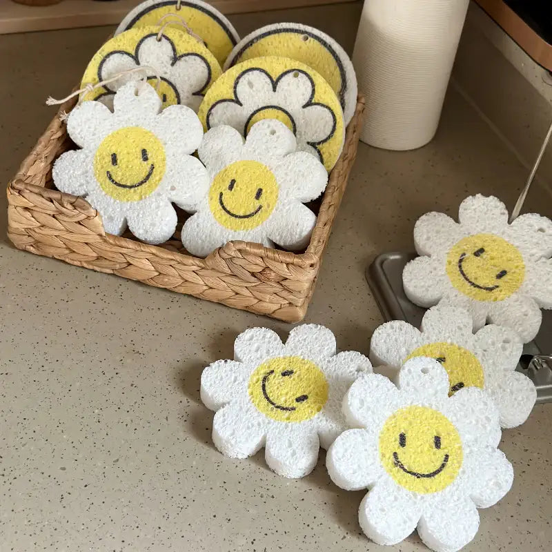 SALDA - Smiley Scrubber Set 6p - SALDA - Scrubber - Harumio