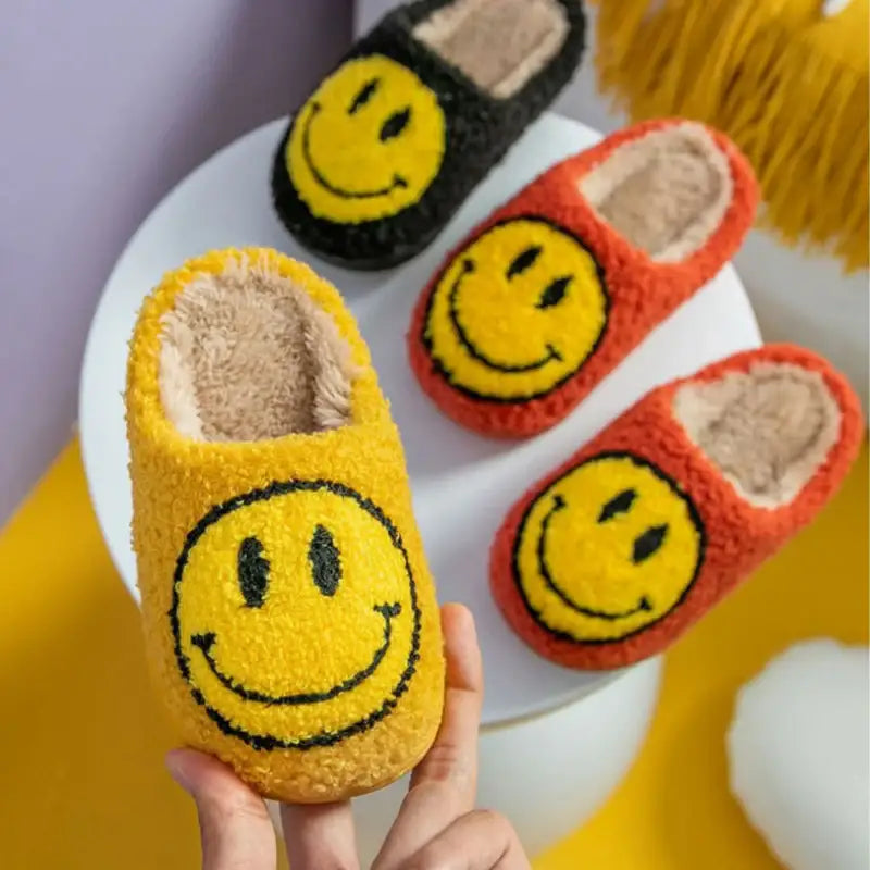 SALDA - Junior Smiley Winter Slippers - SALDA - Footwear - Harumio