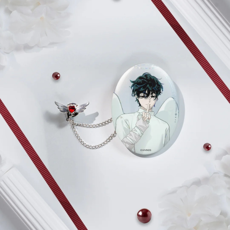 Alien Stage x March Monster Cafe - Oval Badge