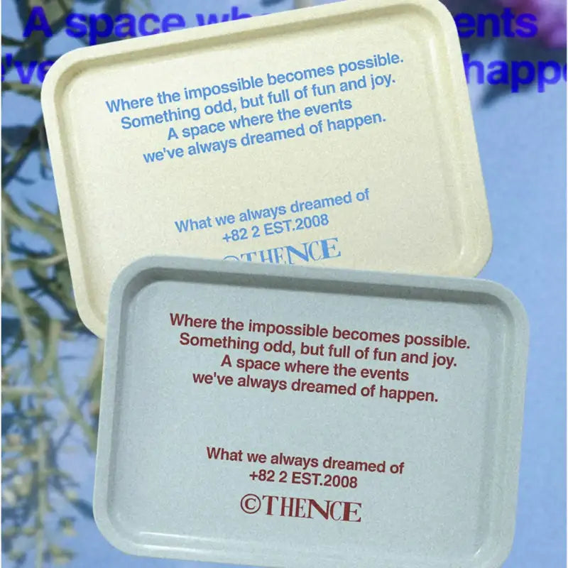 THENCE - WTD Tray - THENCE - Tray - Harumio