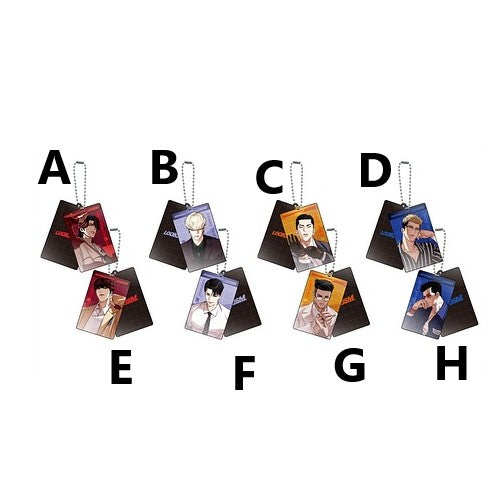 2025 WORLD WEBTOON FESTIVAL X  LOOKISM ARCADE POP-UP - Double Keyring