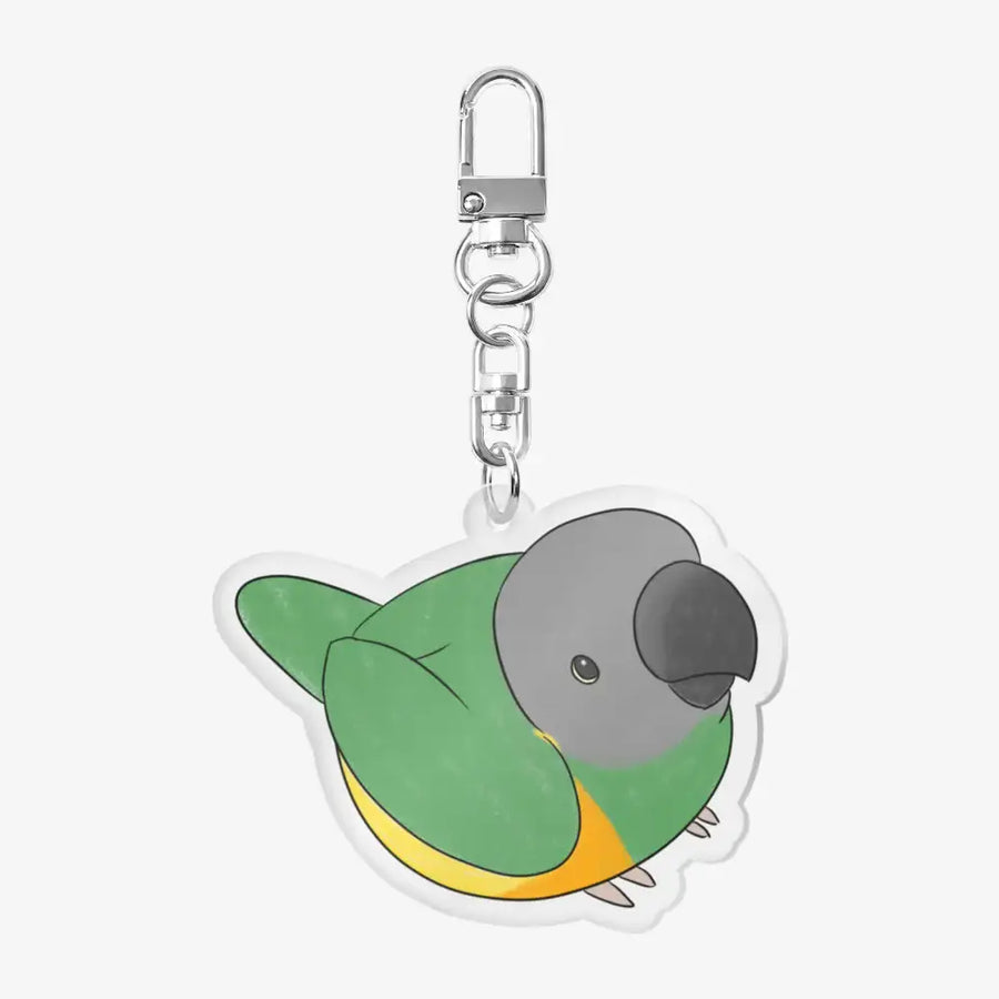 Instantrice Butler - Green Parrot Acrylic Keyring - Marpple Shop - Keyring - Harumio