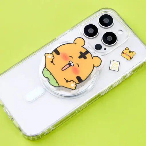 Coco the Timid Tiger - Acrylic Smart Grip - Webtoon Friends - Smart Grip - Harumio