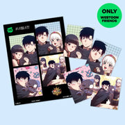 +99 Reinforced Wooden Stick - 4 Web 4 Cut Photo Set - Webtoon Friends - Photos - Harumio