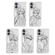 Shinjimoru X Naver Webtoon - Line Drawing M-AirGuard Basic Phone Case