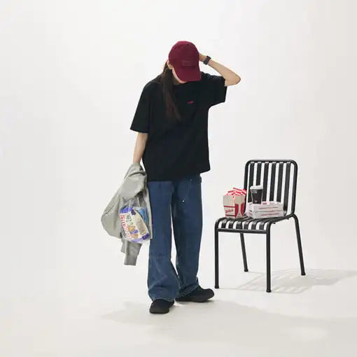 BT21 - TATA Worldwide Photographer Short Sleeve T-Shirt - BT21 - T-Shirt - Harumio