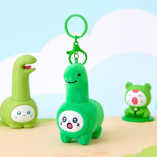 Meow Man - Dinosaur Chunbae Mini Doll Keychain - Webtoon Friends - Keyring - Harumio