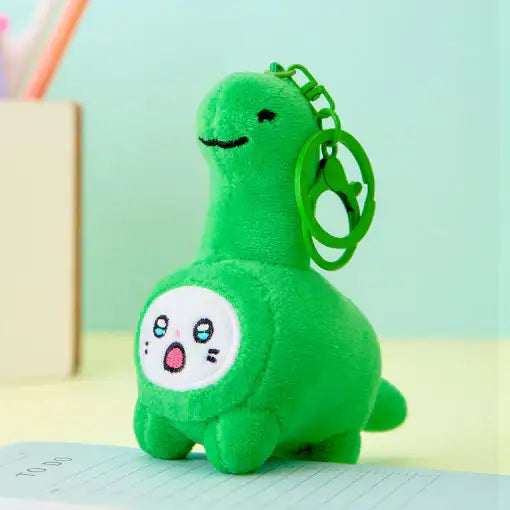 Meow Man - Dinosaur Chunbae Mini Doll Keychain - Webtoon Friends - Keyring - Harumio