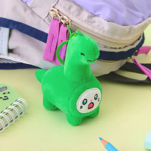 Meow Man - Dinosaur Chunbae Mini Doll Keychain - Webtoon Friends - Keyring - Harumio