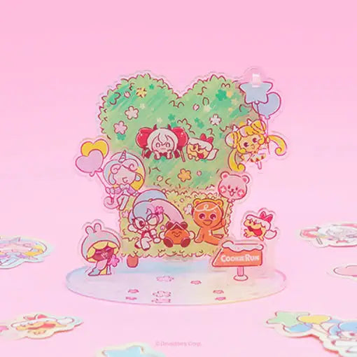 Cookie Run Store - Spring Fantasy Acrylic Diorama - Cookie Run - Acrylic Diorama - Harumio
