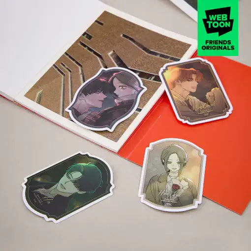 Tears on a Withered Flower - Sticker Pack - Webtoon Friends - Sticker - Harumio