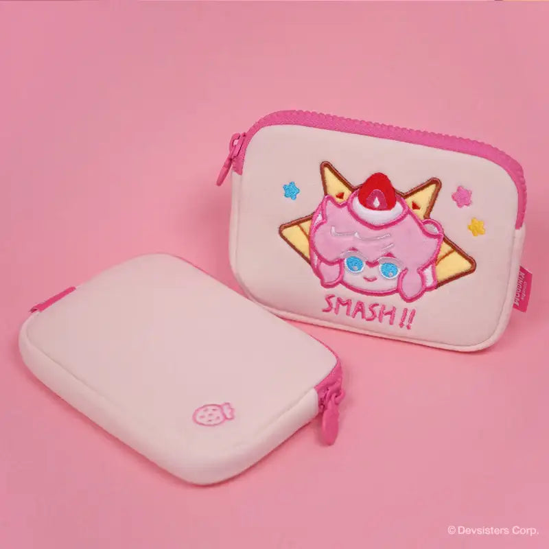 Cookie Run - Crepe Crash Strawberry Crepe Flavor Cookie Pouch - Cookie Run - Pouch - Harumio