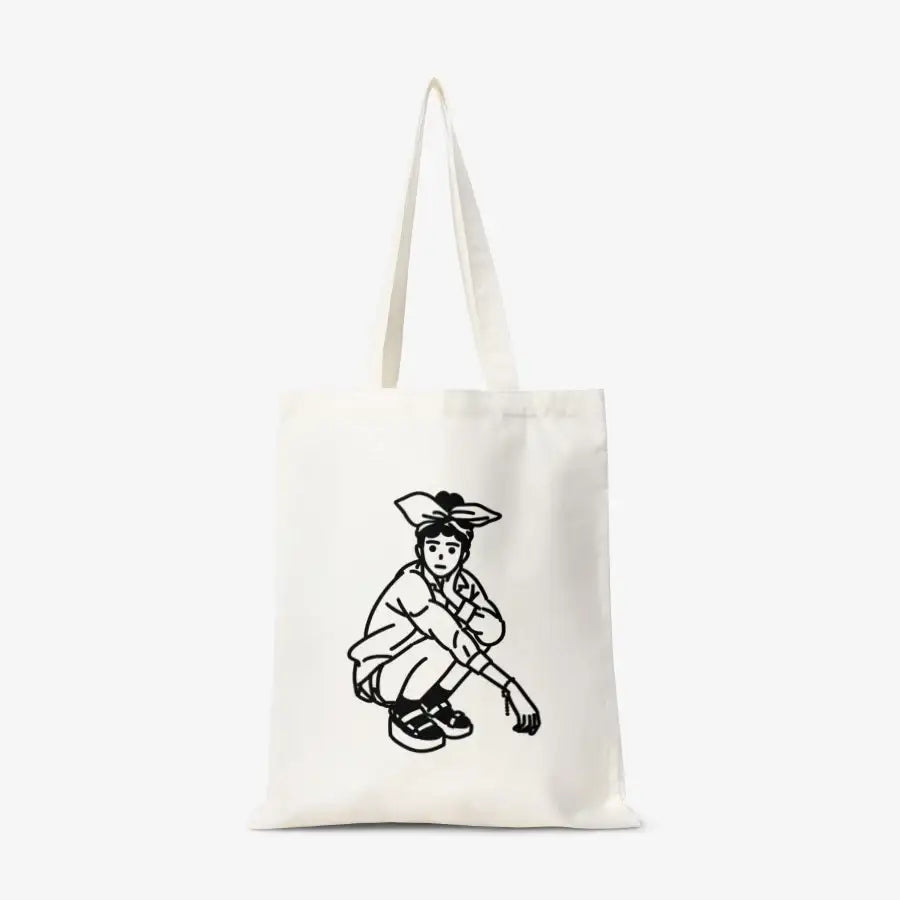Pooka - A Leisurely Afternoon Basic Cream Eco Bag - Marpple Shop - Eco Bag - Harumio