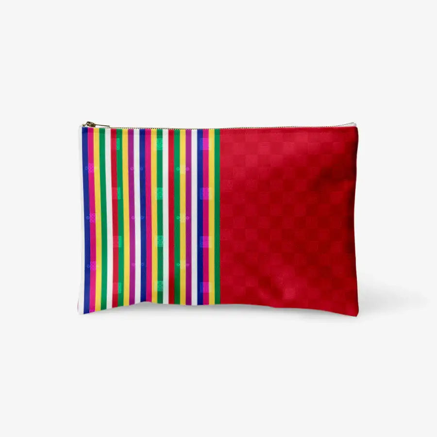 studioAM - Red Print Canvas Pouch - Marpple Shop - Pouch - Harumio