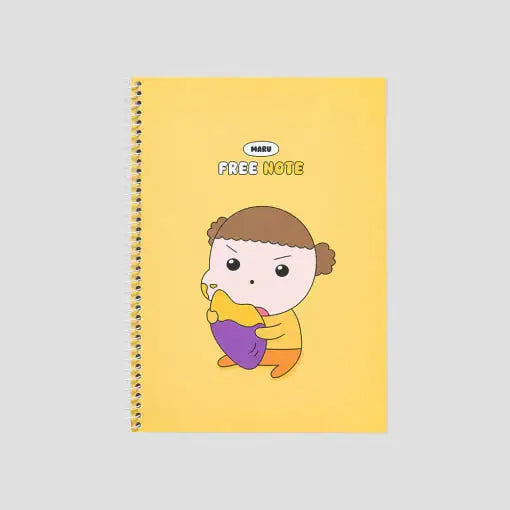 Maru Is a Puppy - B5 Spring Notebook - Webtoon Friends - Notebook - Harumio