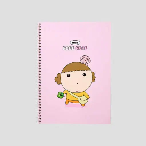 Maru Is a Puppy - B5 Spring Notebook - Webtoon Friends - Notebook - Harumio