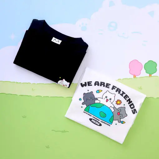 Meow Man - Cat Day Limited Edition Short-Sleeve T-Shirt - Webtoon Friends - Shirt - Harumio