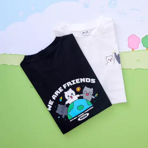 Meow Man - Cat Day Limited Edition Short-Sleeve T-Shirt - Webtoon Friends - Shirt - Harumio