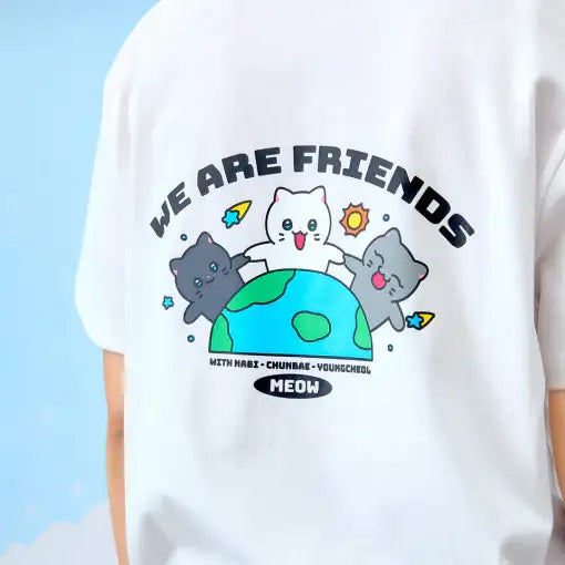 Meow Man - Cat Day Limited Edition Short-Sleeve T-Shirt - Webtoon Friends - Shirt - Harumio