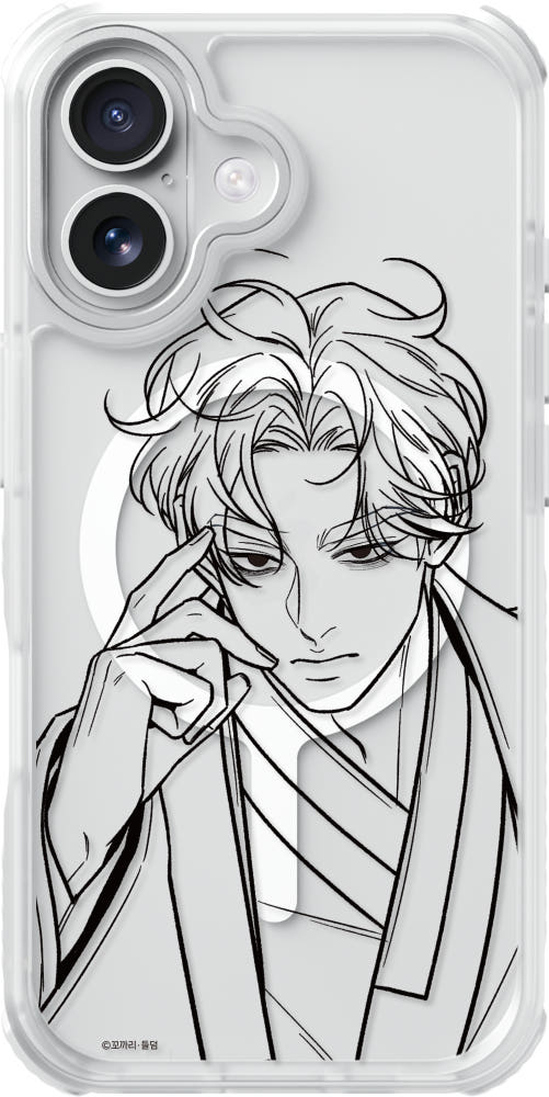 Shinjimoru X Naver Webtoon - Line Drawing M-AirGuard Basic Phone Case